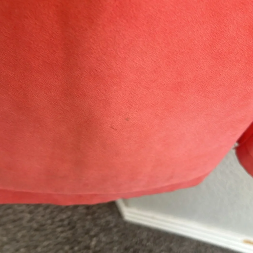 Vintage Halston Suede Salmon Shirt Dress - Picture 9 of 10